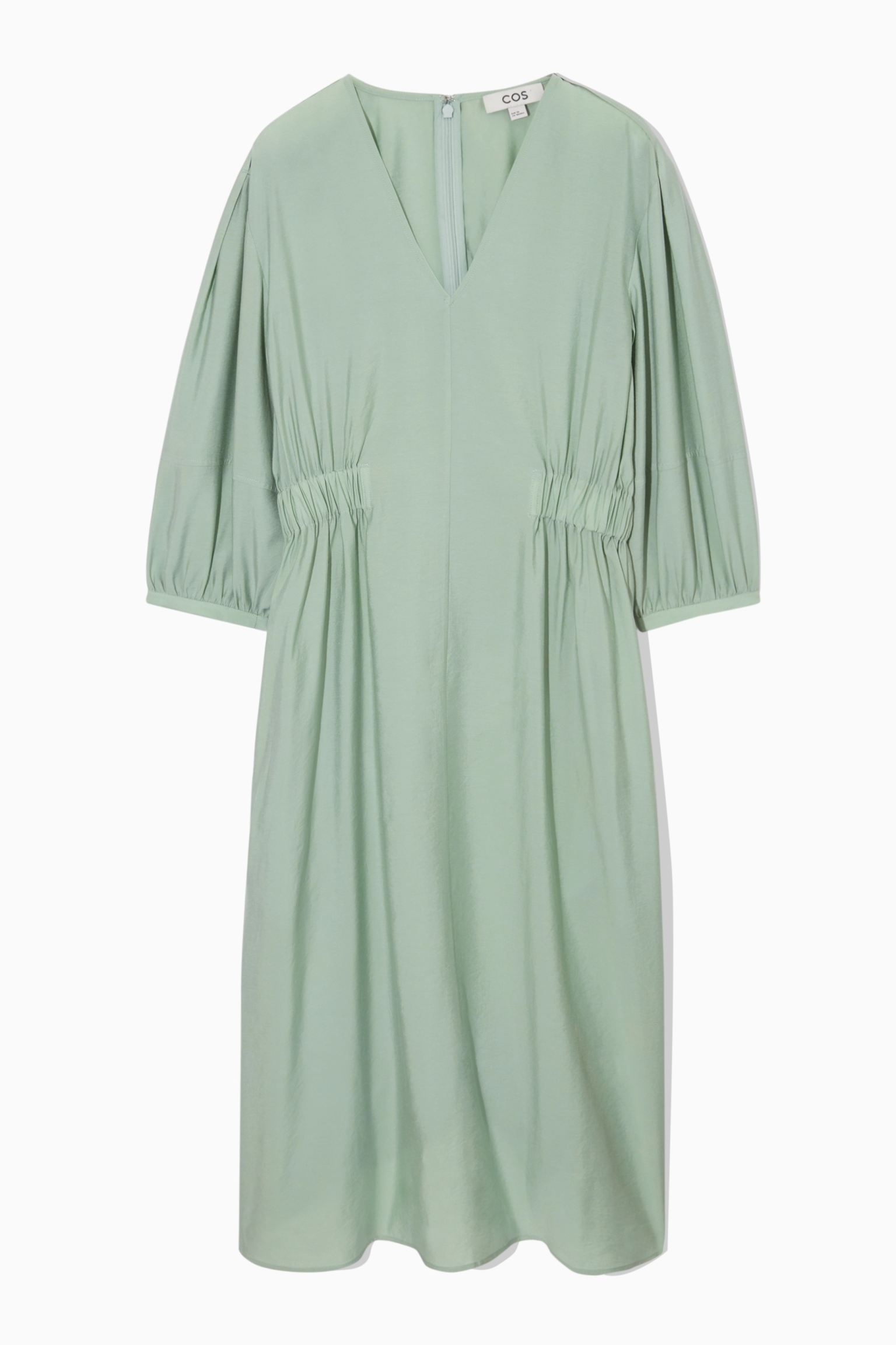 Платье женское COS 1199474003 зеленое 32 (доставка из-за рубежа)