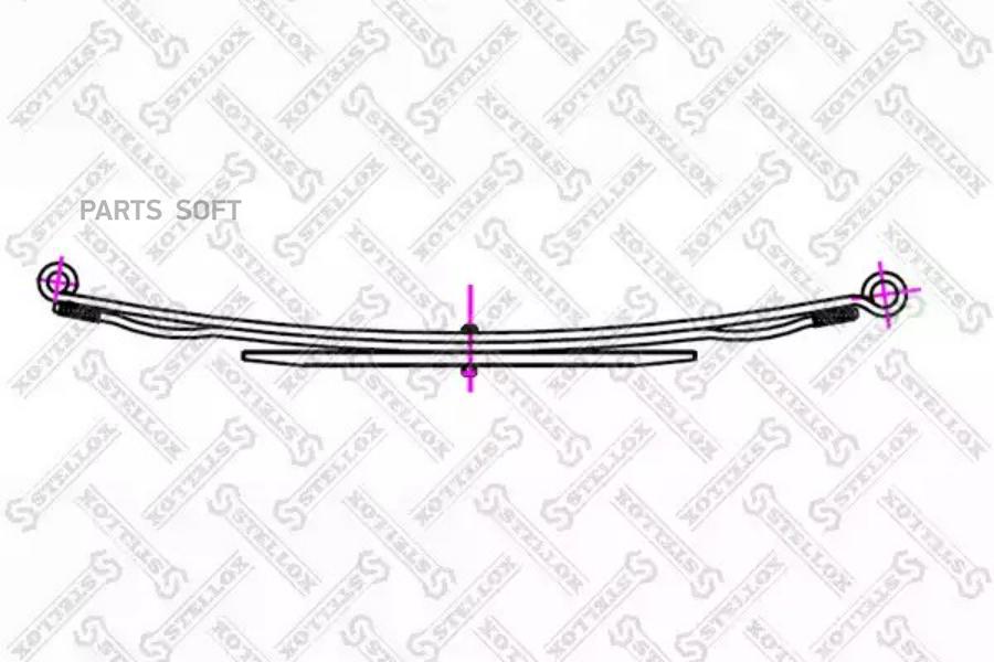 

STELLOX Рессора STELLOX 1200004sx