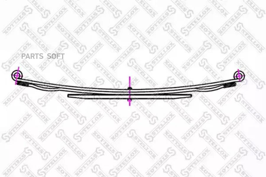 STELLOX Рессора STELLOX 1200010sx