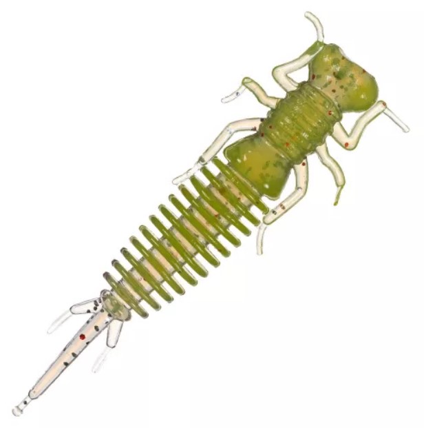 

Приманка Trigger Baits Larva 40мм. 69/87 10шт., Зеленый, Larva