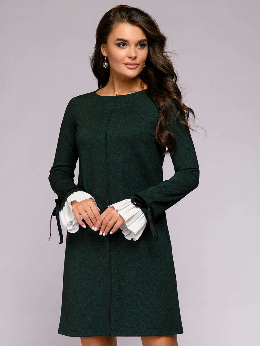 фото Платье женское 1001dress dm01092mg зеленое 54-56 ru