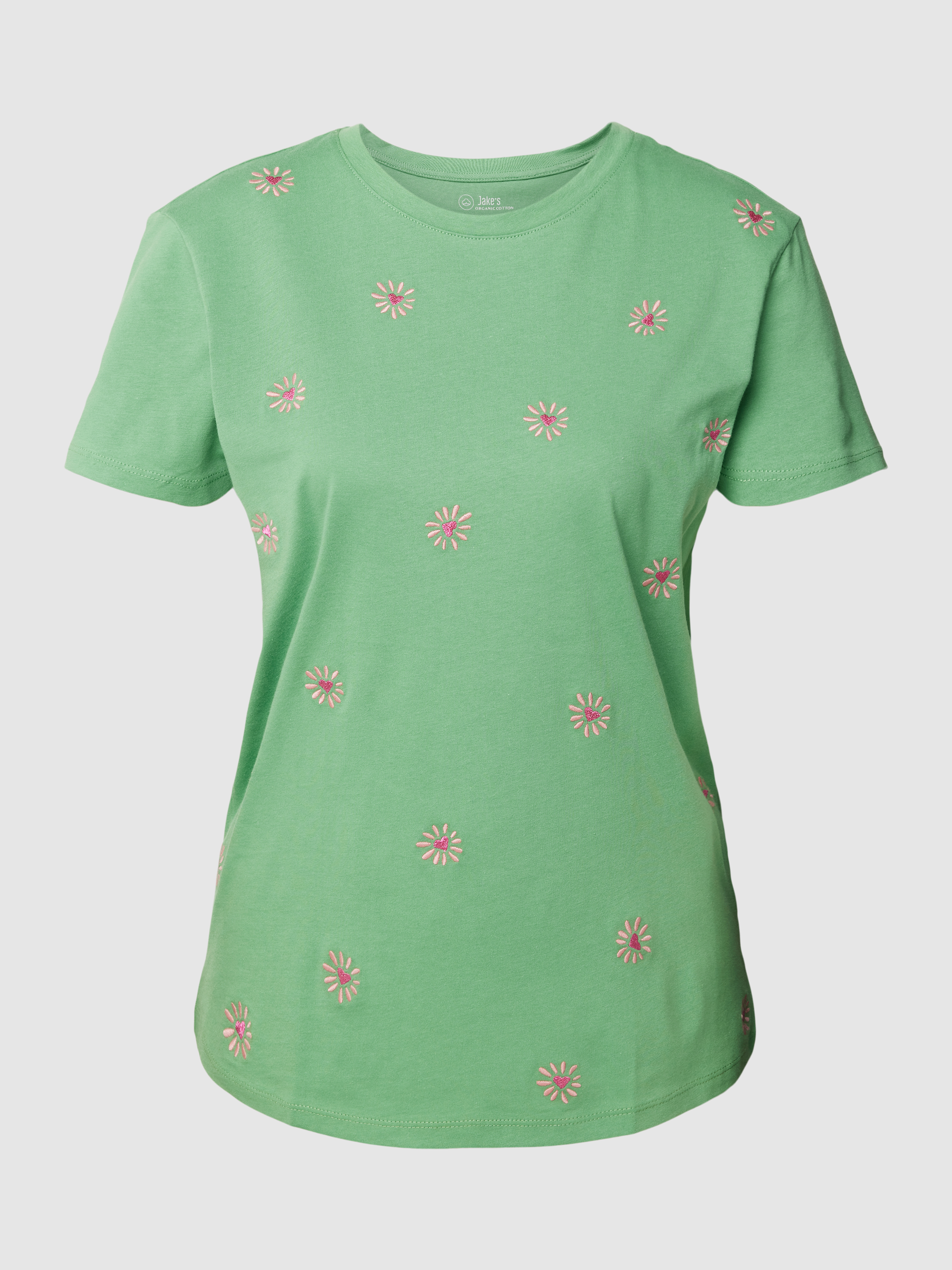 

Футболка женская Jake*s Casual 1832132 зеленая XS (доставка из-за рубежа), Зеленый, 1832132