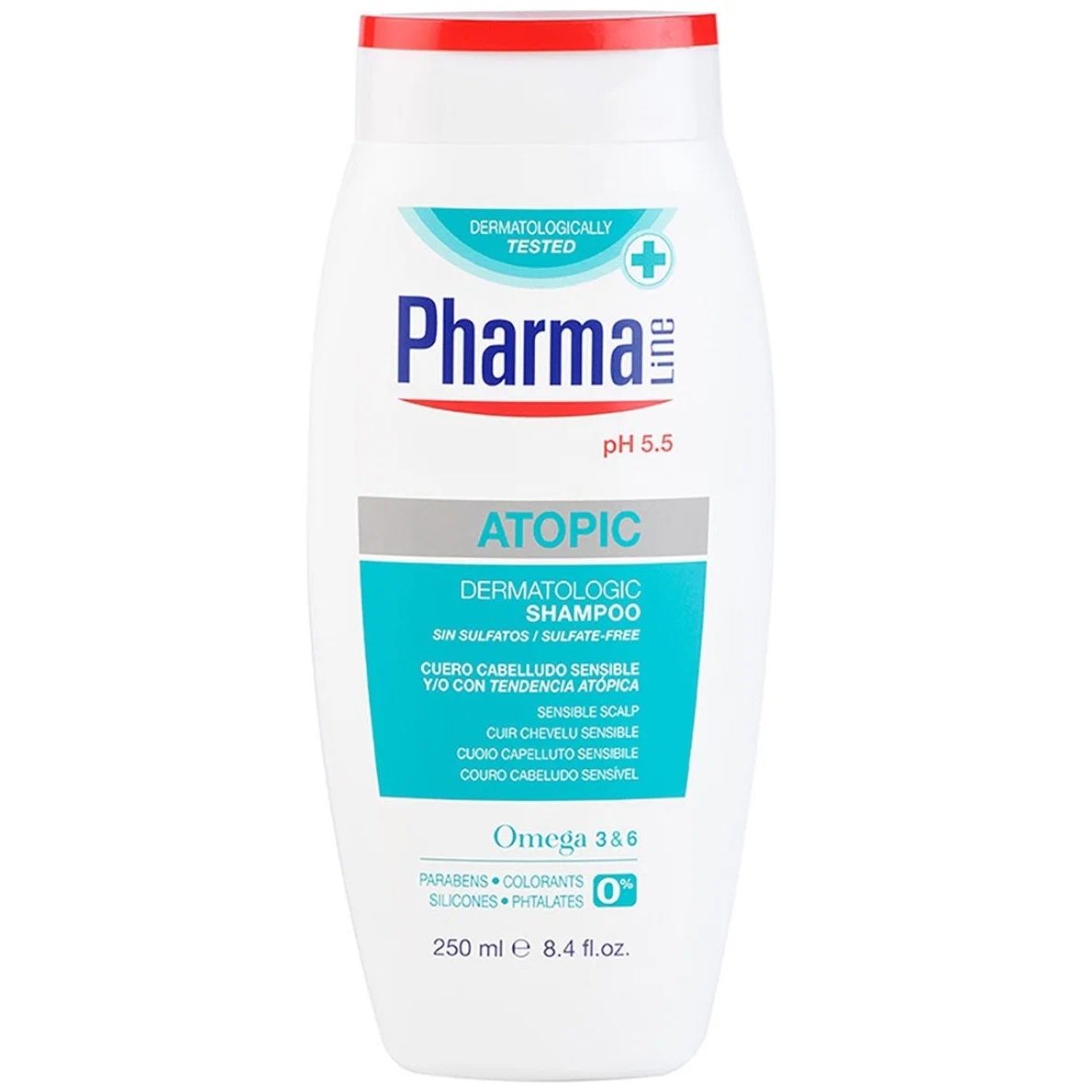 Шампунь PharmaLine Atopic для чувствительной кожи головы 250 мл