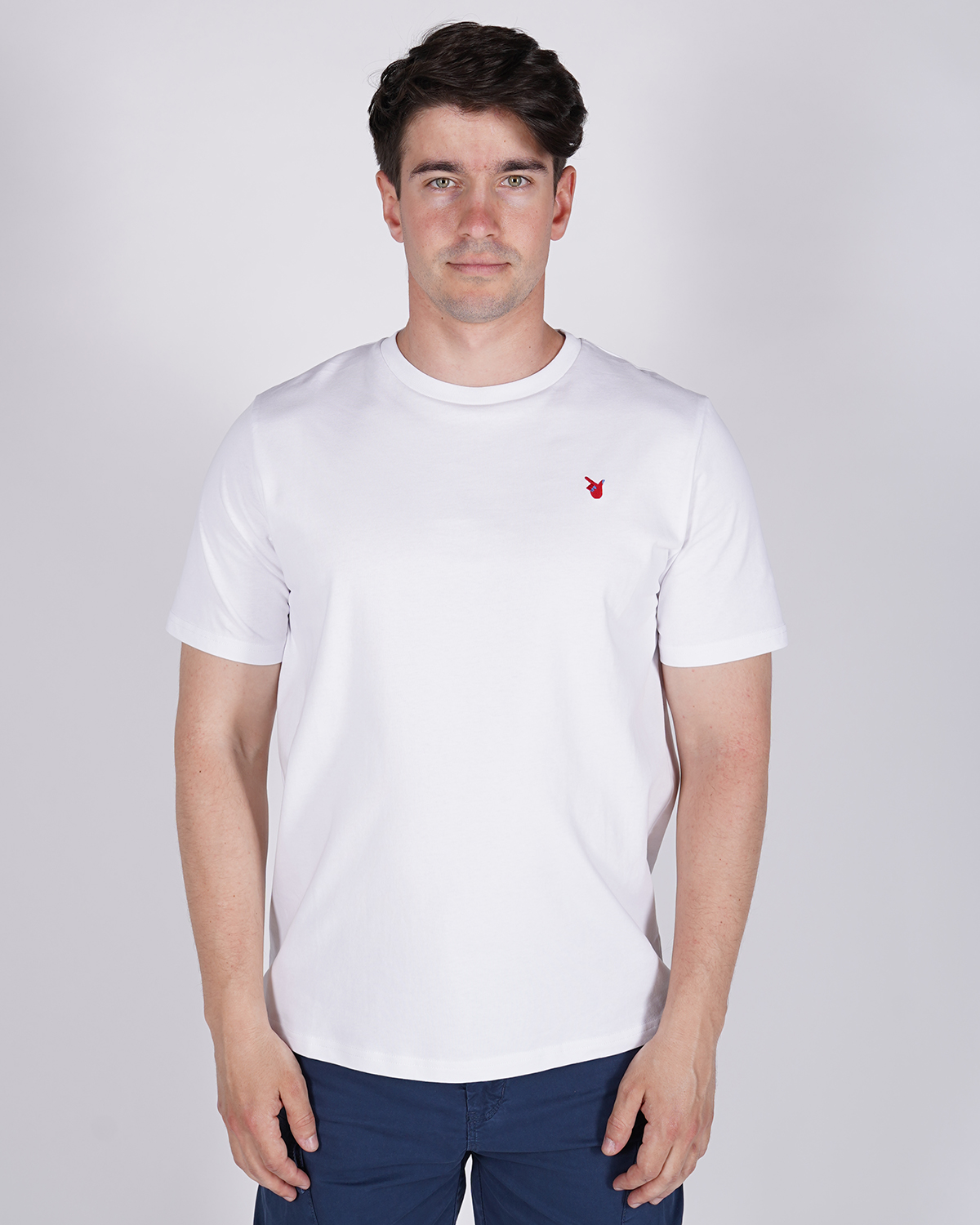 

Футболка мужская Qwentiny QW s1225 белая 2XL, Белый, QW s1225