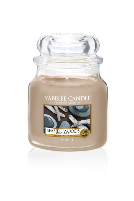 фото Свеча ароматическая yankee candle seaside wood/ лес у моря 65-90 ч