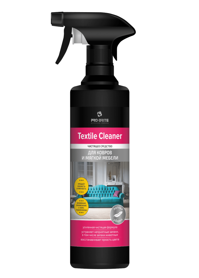 Чистящее средство для ковров и мягкой мебели Pro-Brite Textile cleaner 500мл.