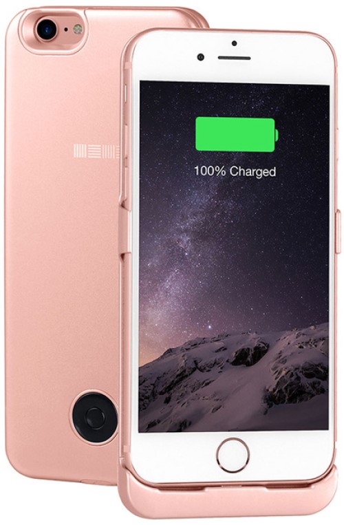 

Чехол-аккумулятор InterStep для iPhone 8/7/6 3000мАч Pink, Розовый