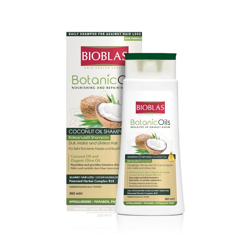 Шампунь Bioblas для придания блеска Botanic Oils Coconut Oil 360 мл 735₽