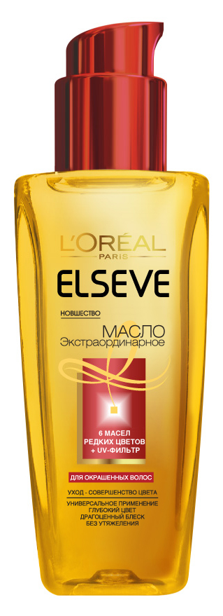 

Масло L`Oreal Paris Elseve Экстраординарное для окрашенных волос 100 мл