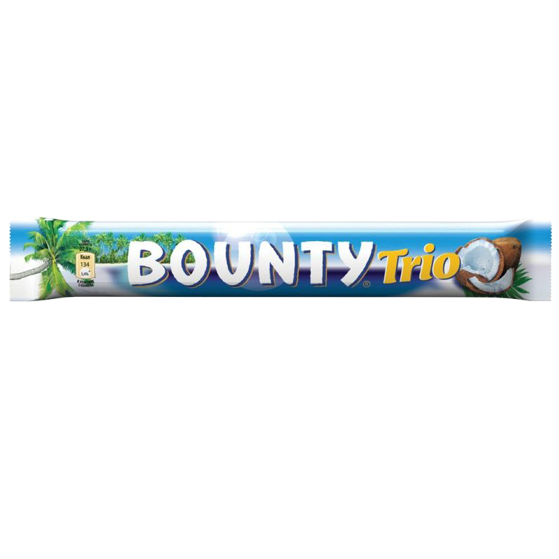 Шоколадный батончик BOUNTY ТRIO 82,5г*6 шт