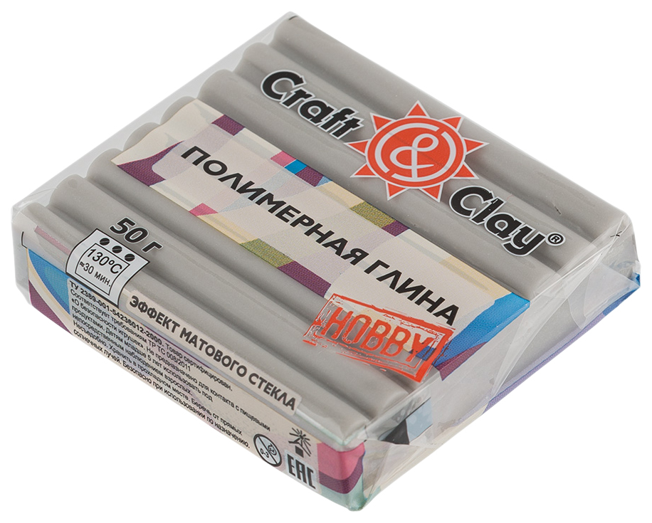 фото Набор полимерной глины craft&clay эффект матового стекла 50 г весенний бутон cch-1405
