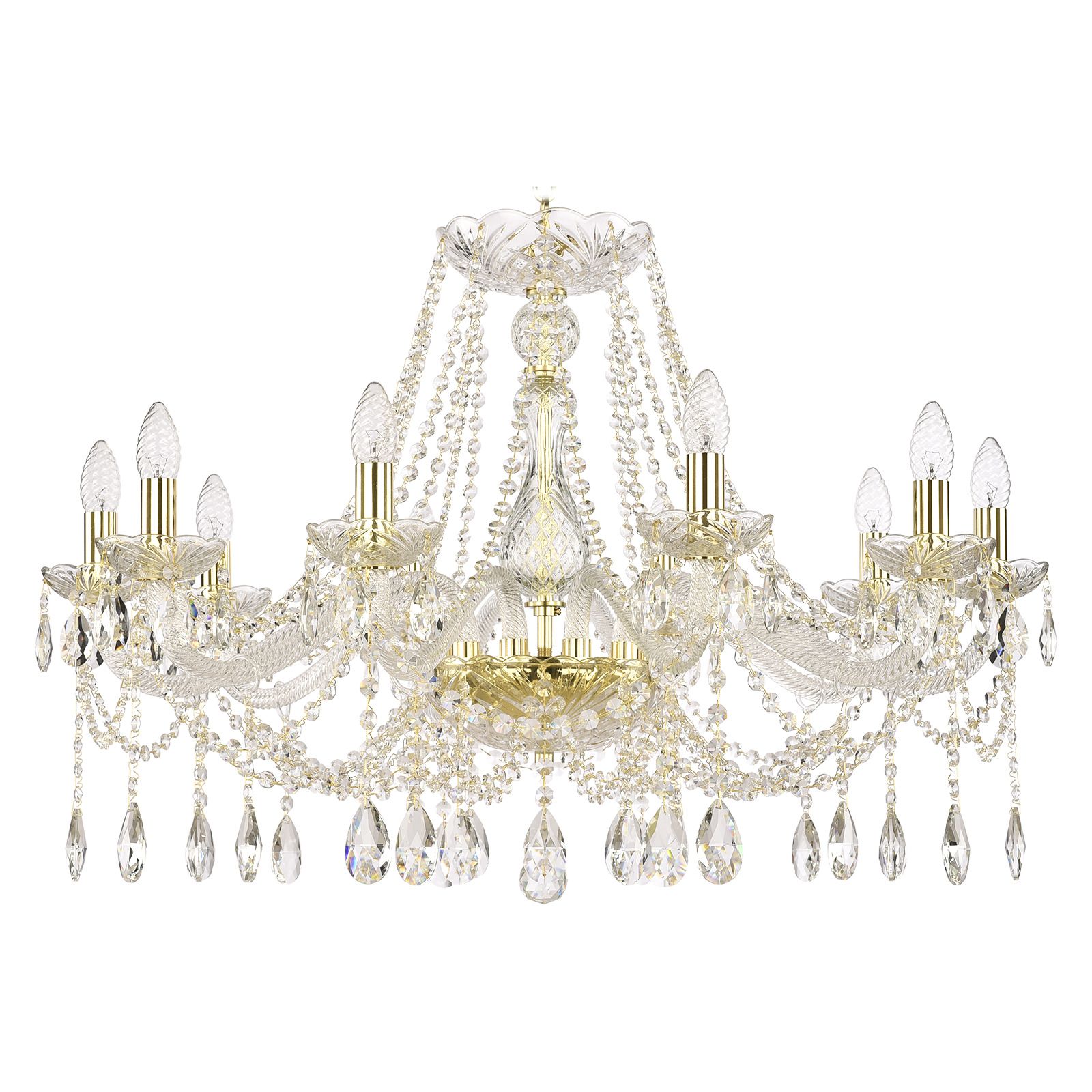 фото Люстра хрустальная 107/10/300 g bohemia ivele crystal