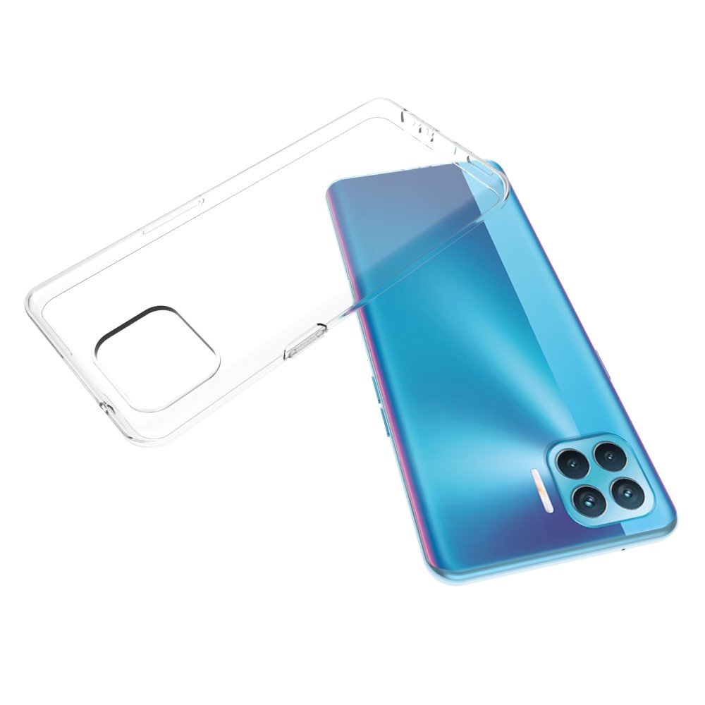 фото Силиконовый чехол jack case для oppo reno 4 lite прозрачный