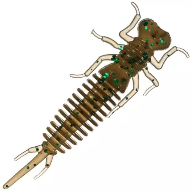 

Приманка Trigger Baits Larva 50мм. №164/165 8шт., Коричневый, Larva