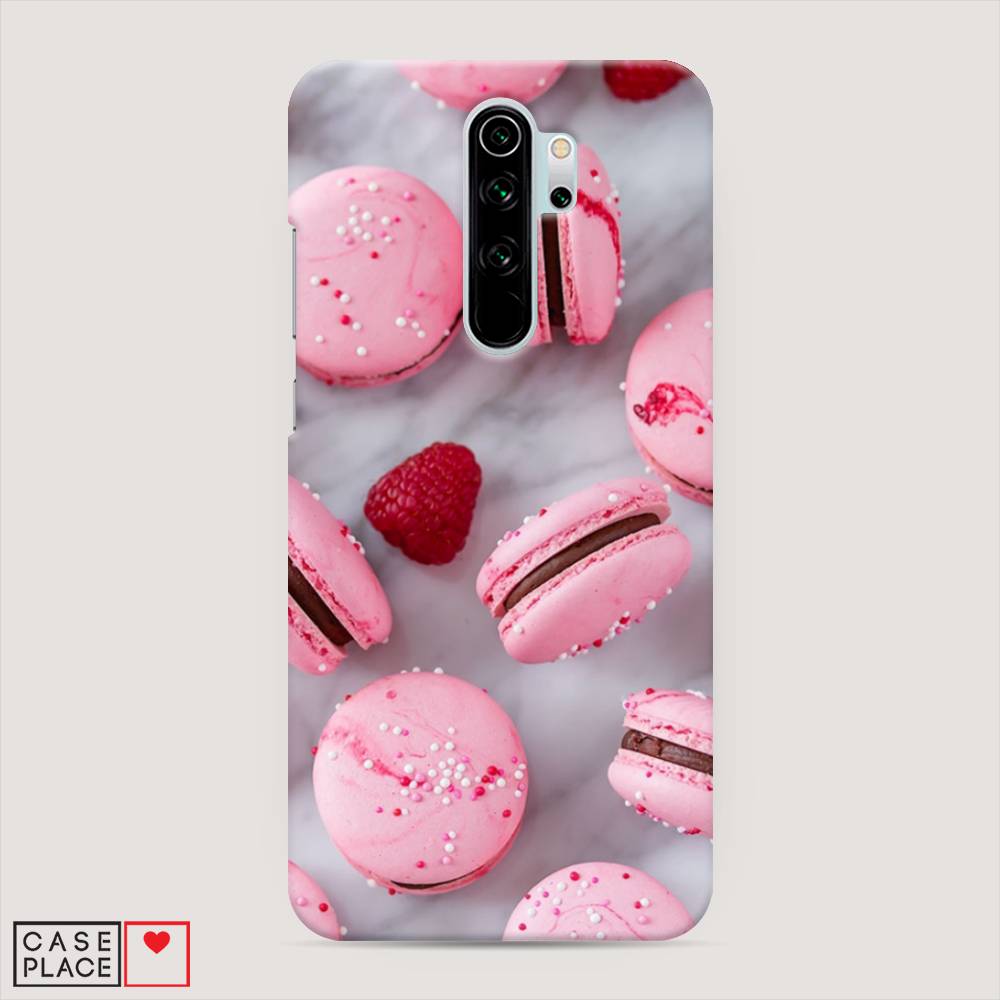 фото Пластиковый чехол "макарони с малиной" на xiaomi redmi note 8 pro awog