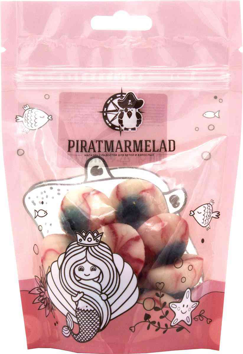 

Мармелад Piratmarmelad Кровавые глаза Сливочный вкус жевательный 125 г