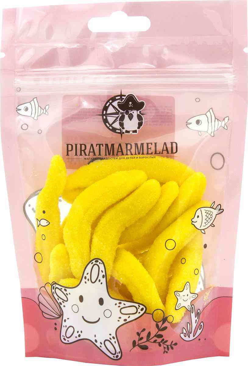 Мармелад Piratmarmelad Банан жевательный в сахарной обсыпке 125 г