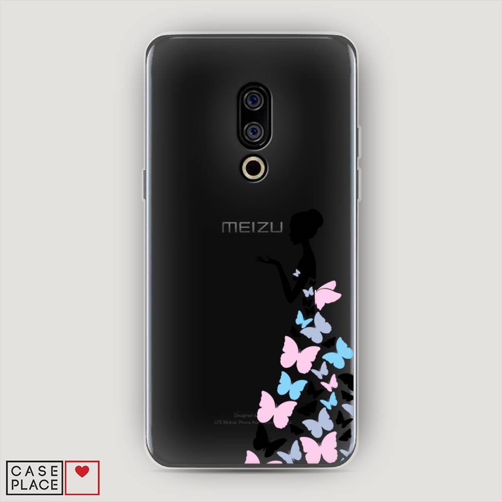 фото Чехол awog "платье из бабочек" для meizu 15