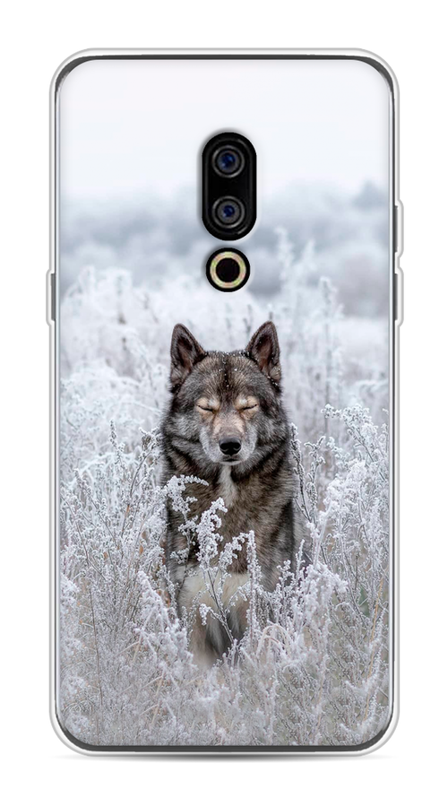 

Чехол Awog на Meizu 15 "Волк в поле", Белый;черный, 72650-1