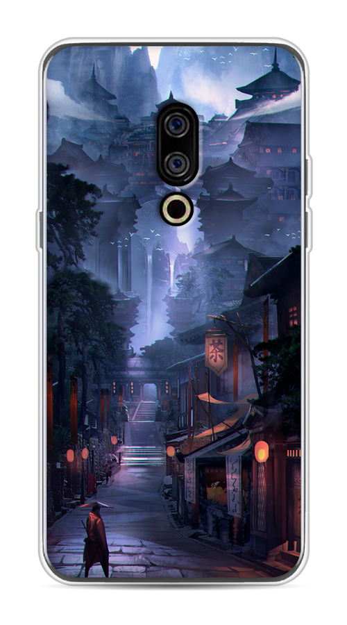

Чехол Awog на Meizu 15 "Одинокий самурай", Синий;черный;коричневый, 72650-10