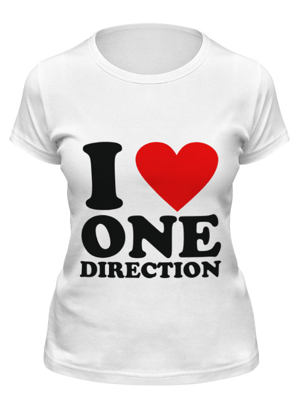 

Футболка женская Printio One direction белая XL, Белый, One direction