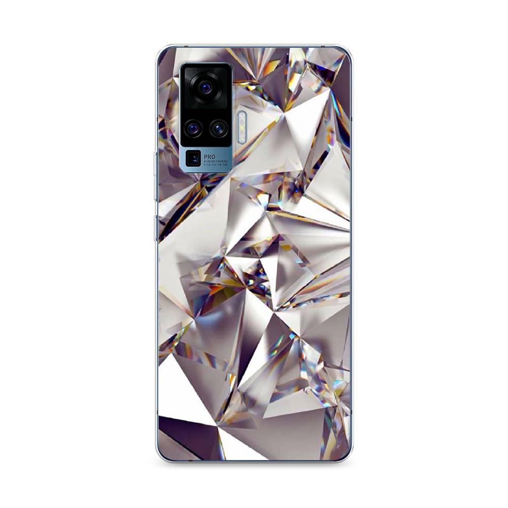 

Силиконовый чехол "Бриллианты" на Vivo X50 Pro, 262350-7