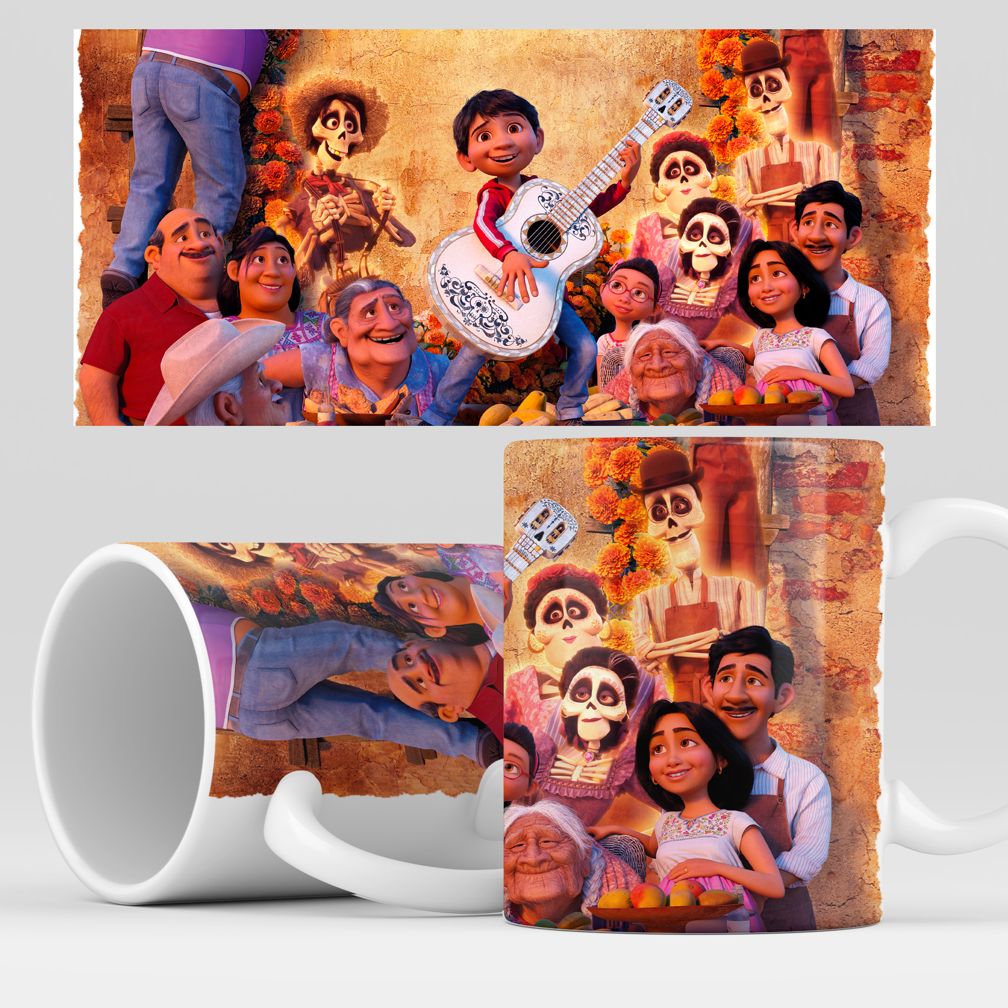 

Кружка RocketCup с принтом "Тайна Коко" мультфильм, Coco05