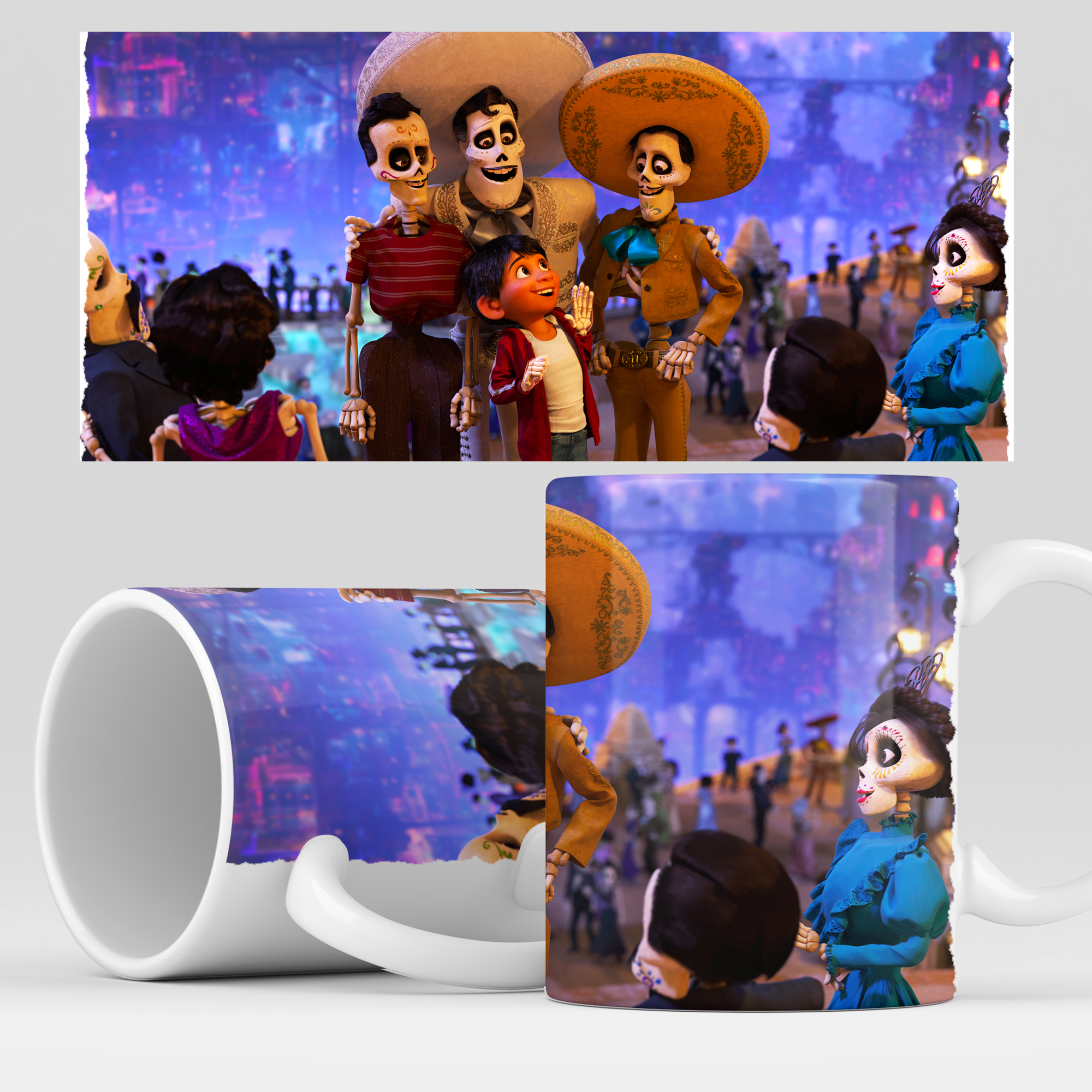 

Кружка RocketCup с принтом "Тайна Коко" мультфильм, Coco11