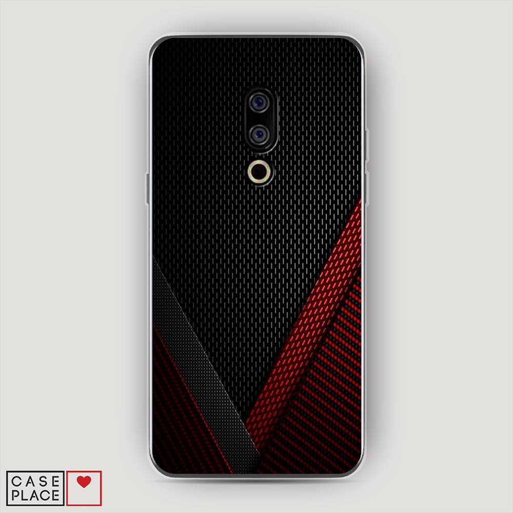 

Чехол Awog на Meizu 15 "Красный карбон", Черный;красный, 72650-3