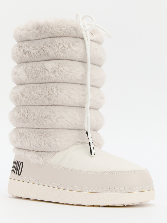 

Луноходы женские LOVE MOSCHINO JA24312G FW24 белые 37 EU; 38 EU, Белый, JA24312G FW24