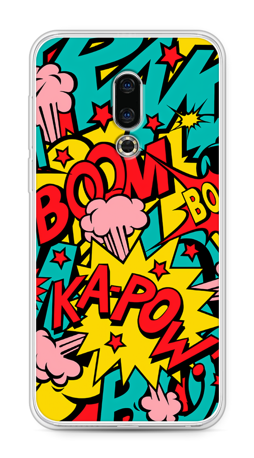 

Чехол Awog на Meizu 16th "Постер pop art", Голубой;желтый;красный, 72750-9