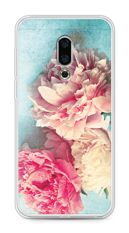 

Чехол Awog "Пионы new" для Meizu 16th, Голубой, 72750-8