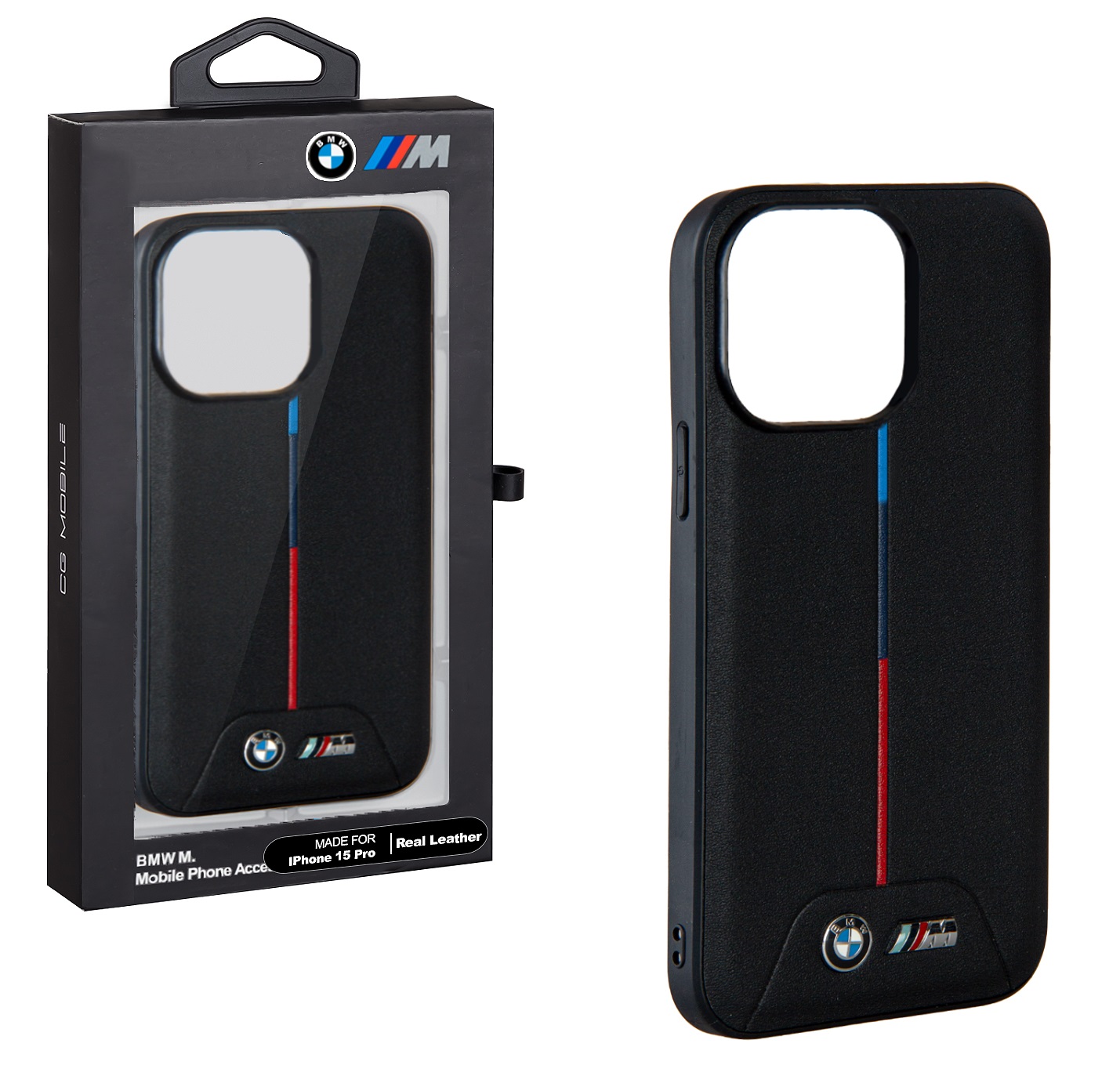 

Чехол iPhone 15 Pro BMW PVTK, черный (IS798444)