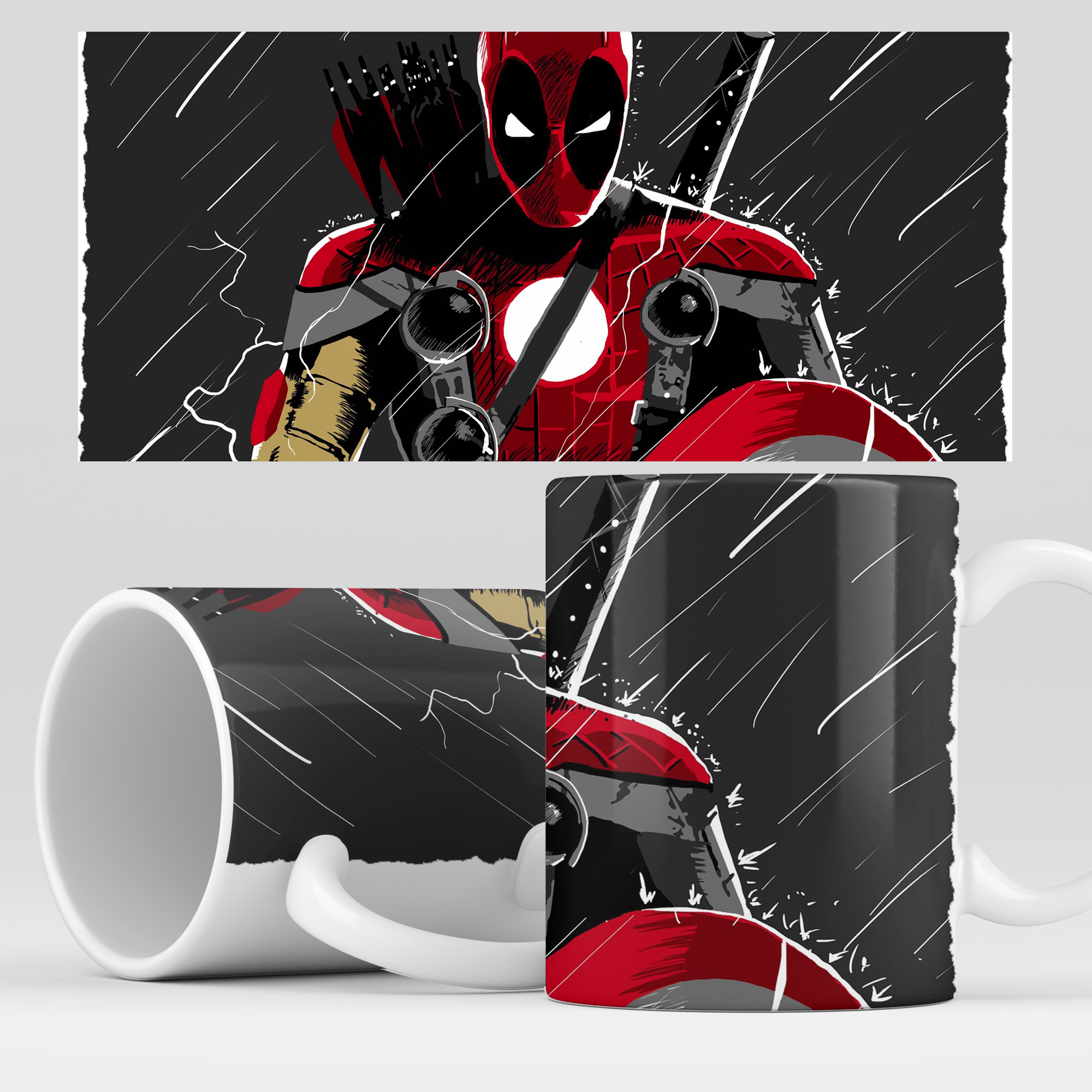 фото Кружки и чашки rocketcup deadpool11