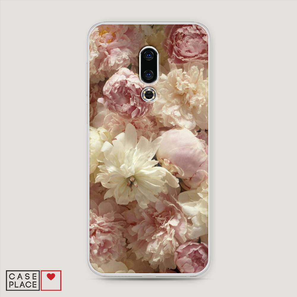 

Чехол Awog на Meizu 16th "Пионы светлые", Бежевый;коричневый, 72750-8