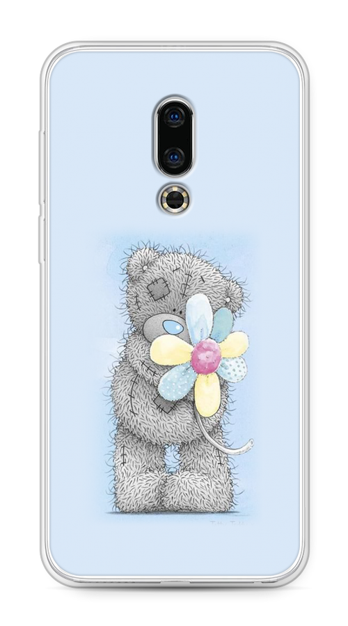 

Чехол Awog на Meizu 16th "Me to you с ромашкой", Голубой;серый;желтый, 72750-2