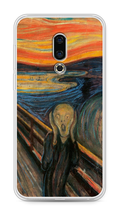 

Чехол Awog на Meizu 16th "Крик", Оранжевый;синий;серый, 72750-9