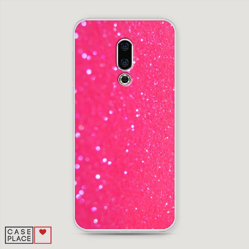 

Чехол Awog "Малиновые блестки рисунок" для Meizu 16th