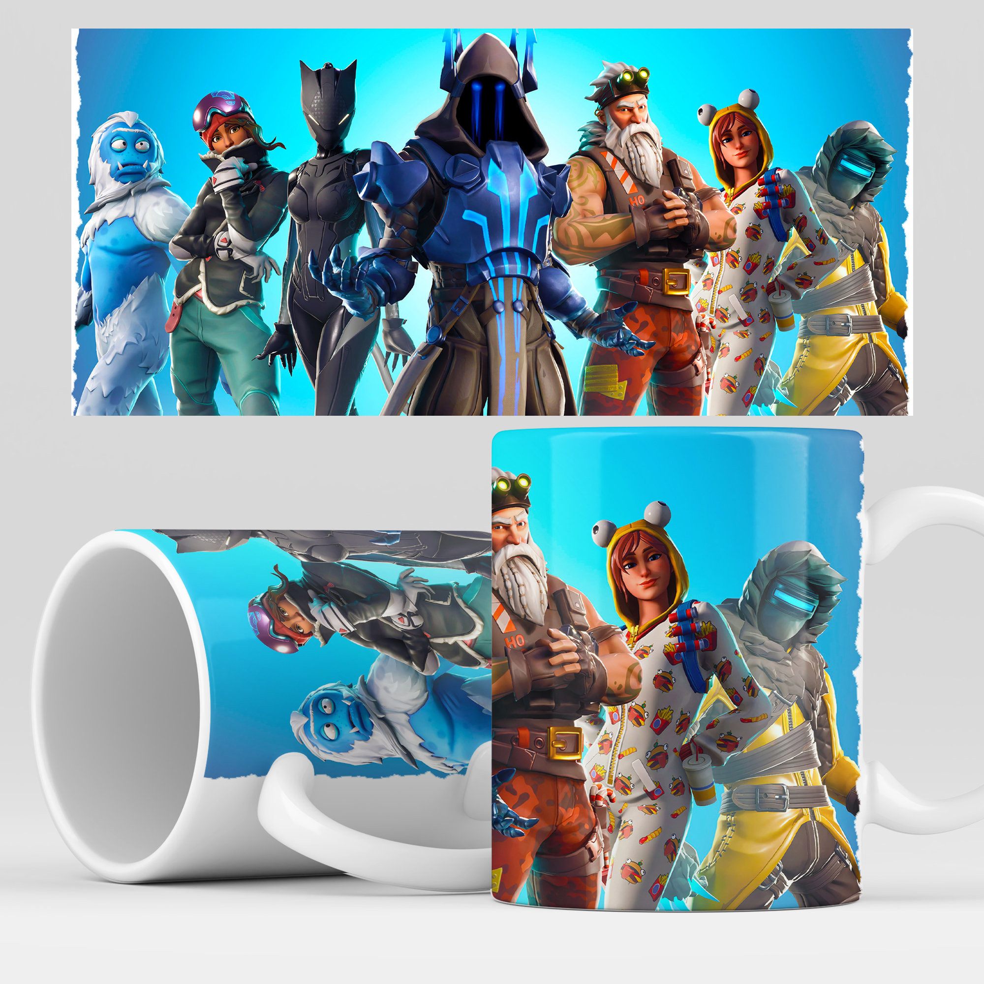 фото Кружка rocketcup с принтом "fortnite"