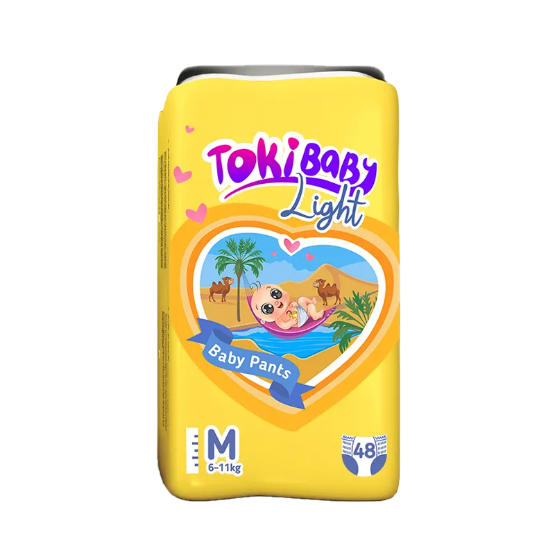 Подгузники-трусики TokiBaby Light M 6-11 кг 48 шт