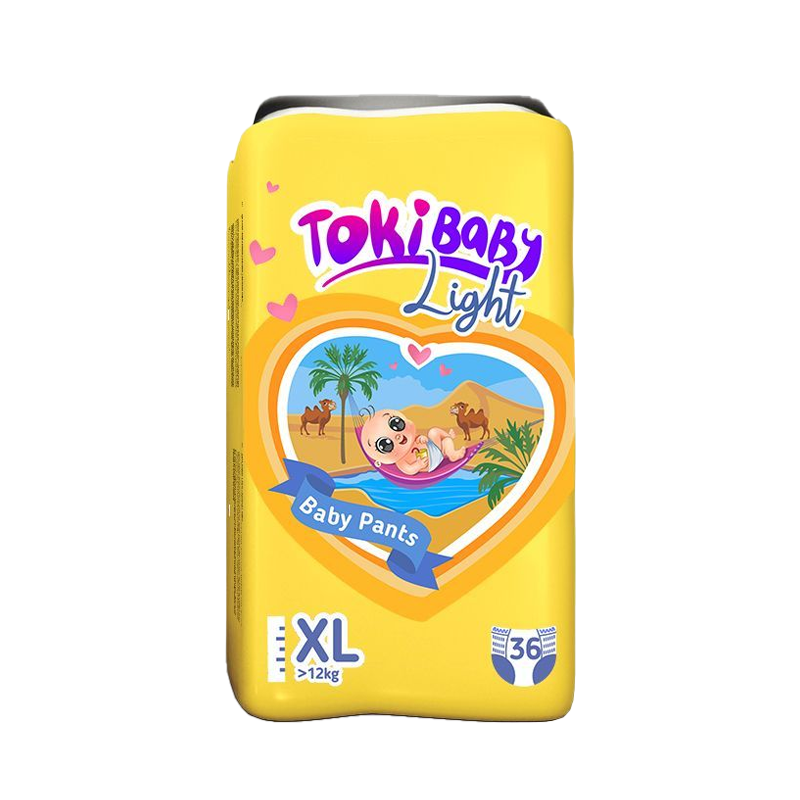 Подгузники-трусики TokiBaby Light XL 12 кг 36 шт 2200₽