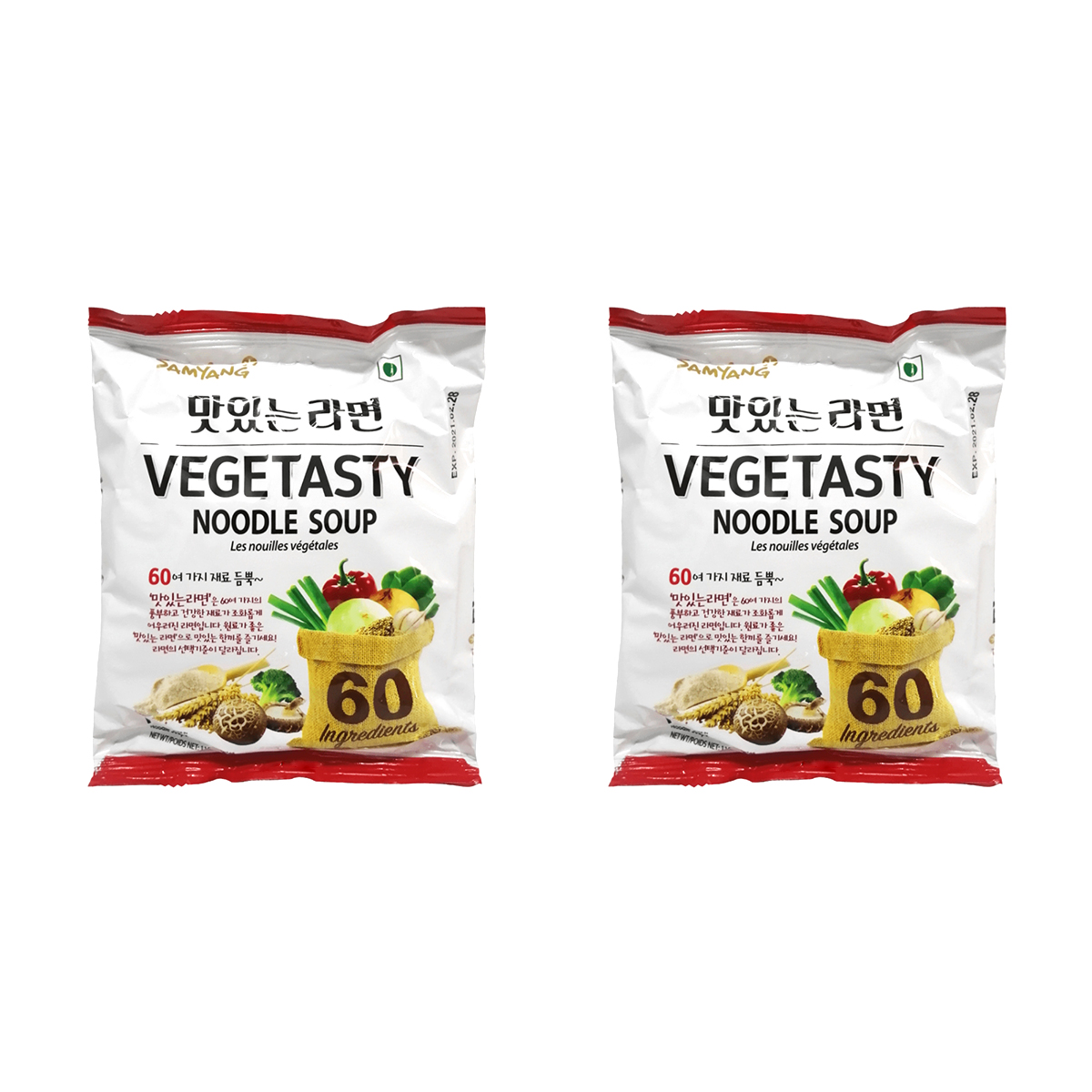 

Лапша быстрого приготовления SAMYANG Рамен со вкусом овощного ассорти, 2 шт по 115 г