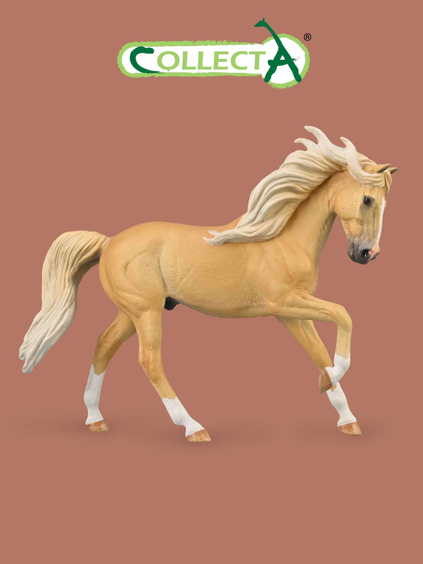 Фигурка Collecta животного Лошадь Андалузский жеребец - Паломино фигурка collecta жеребец эксмурский пони