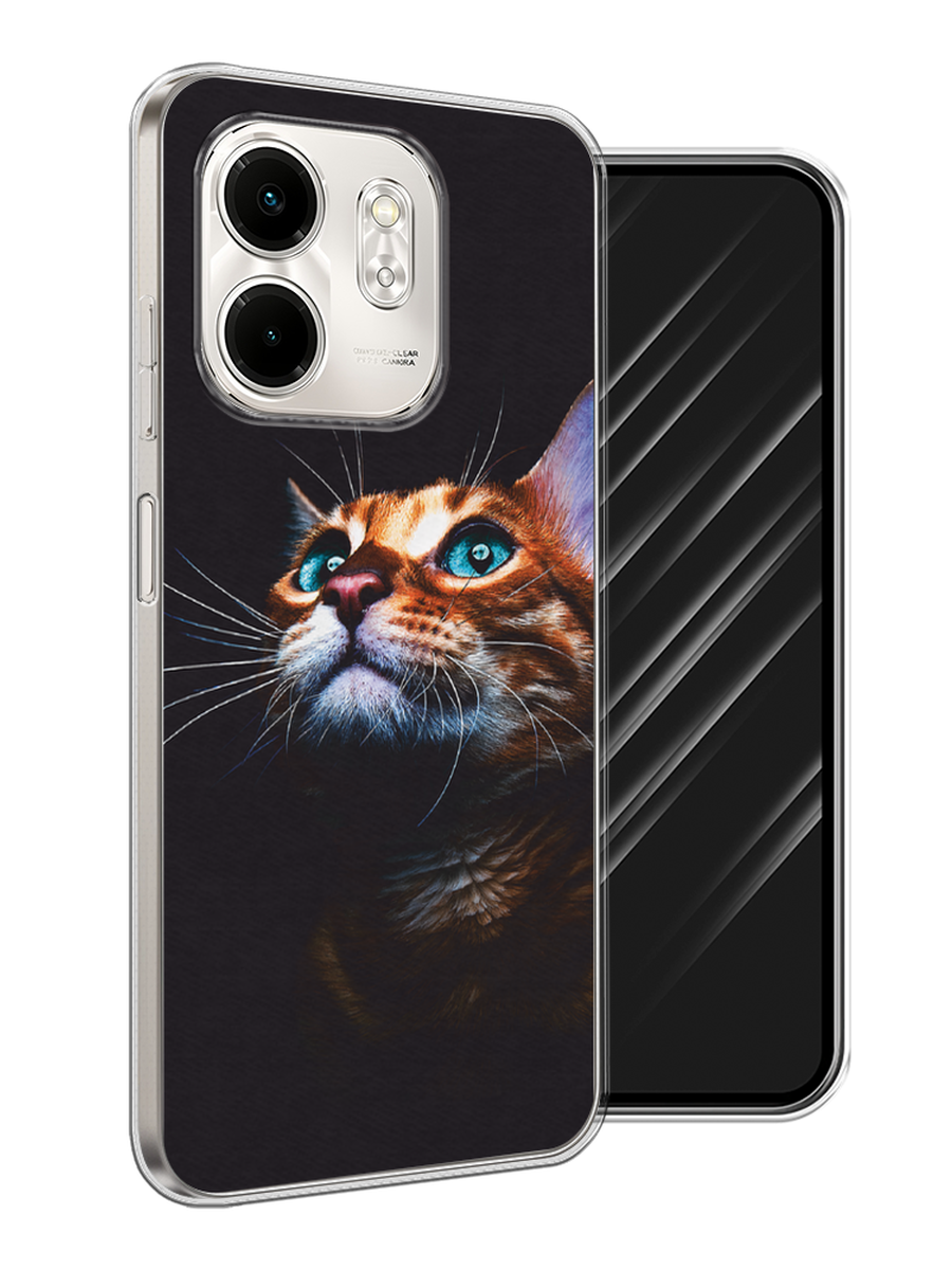 

Чехол Awog на Infinix Smart 9/Hot 50i "Мечтательный кот", Коричневый, 3106750-1