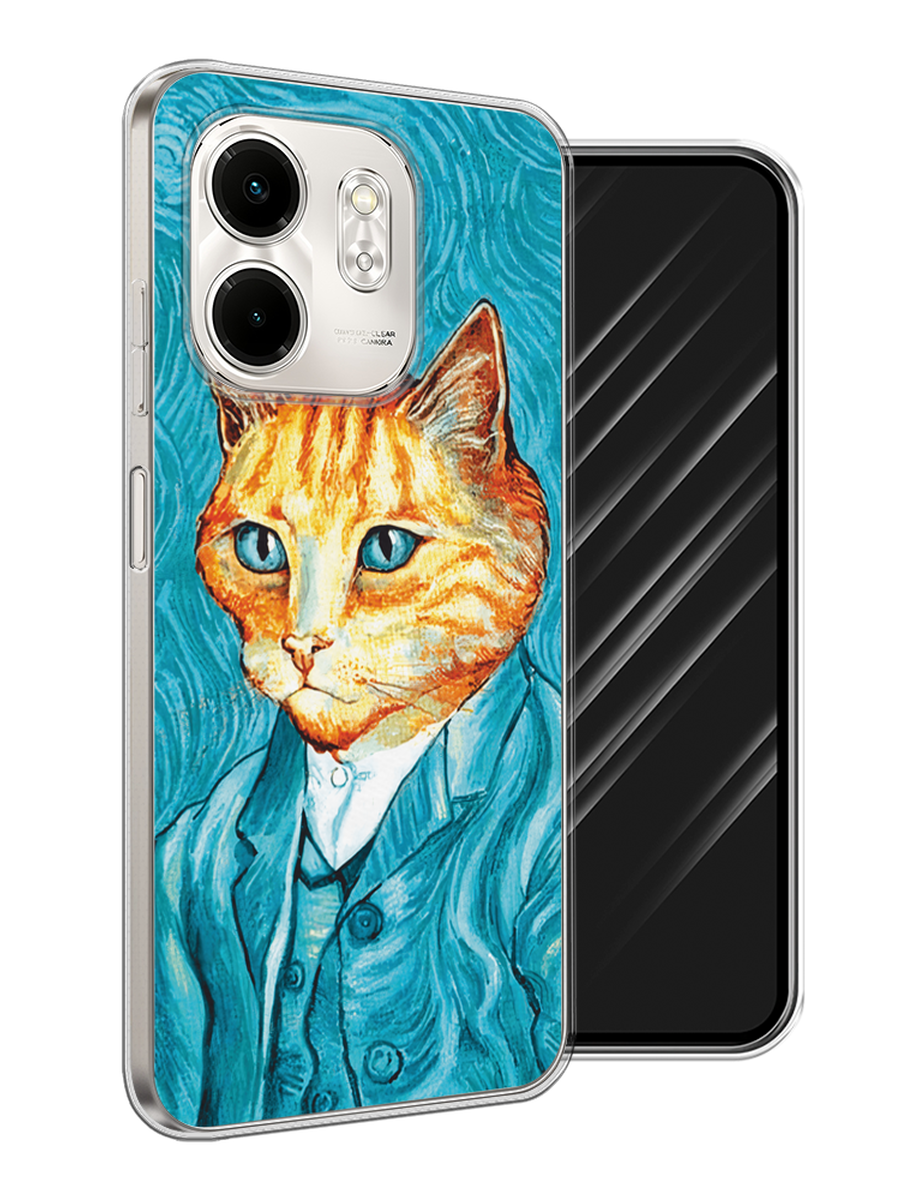 

Чехол Awog на Infinix Smart 9/Hot 50i "Кот Ван Гог", Голубой;коричневый, 3106750-1