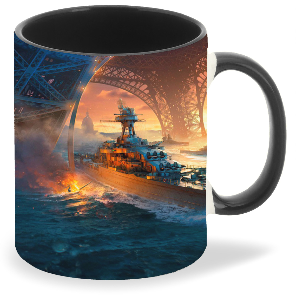 

Кружка CoolPodarok ВоВ Корабли World of Warchips (Корабль плывёт под Эйфелевой башней), ВоВ Корабли World of Warchips (Корабль плывёт под Эйфелевой башней)