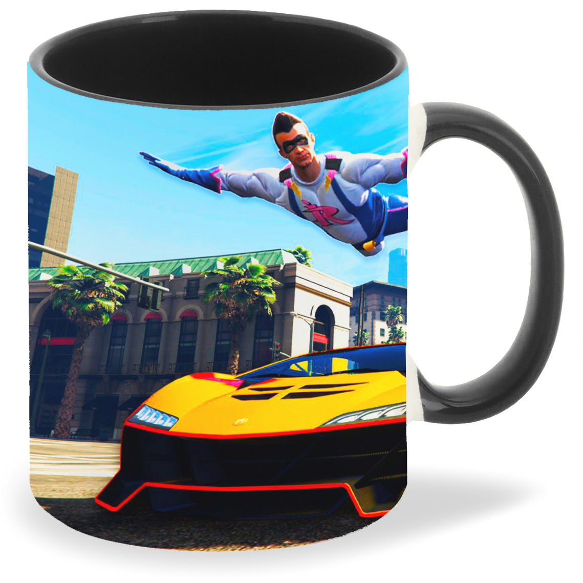 

Кружка CoolPodarok Гта Gta Grand theft Auto (мужчина летит над машиной), Гта Gta Grand theft Auto (мужчина летит над машиной)