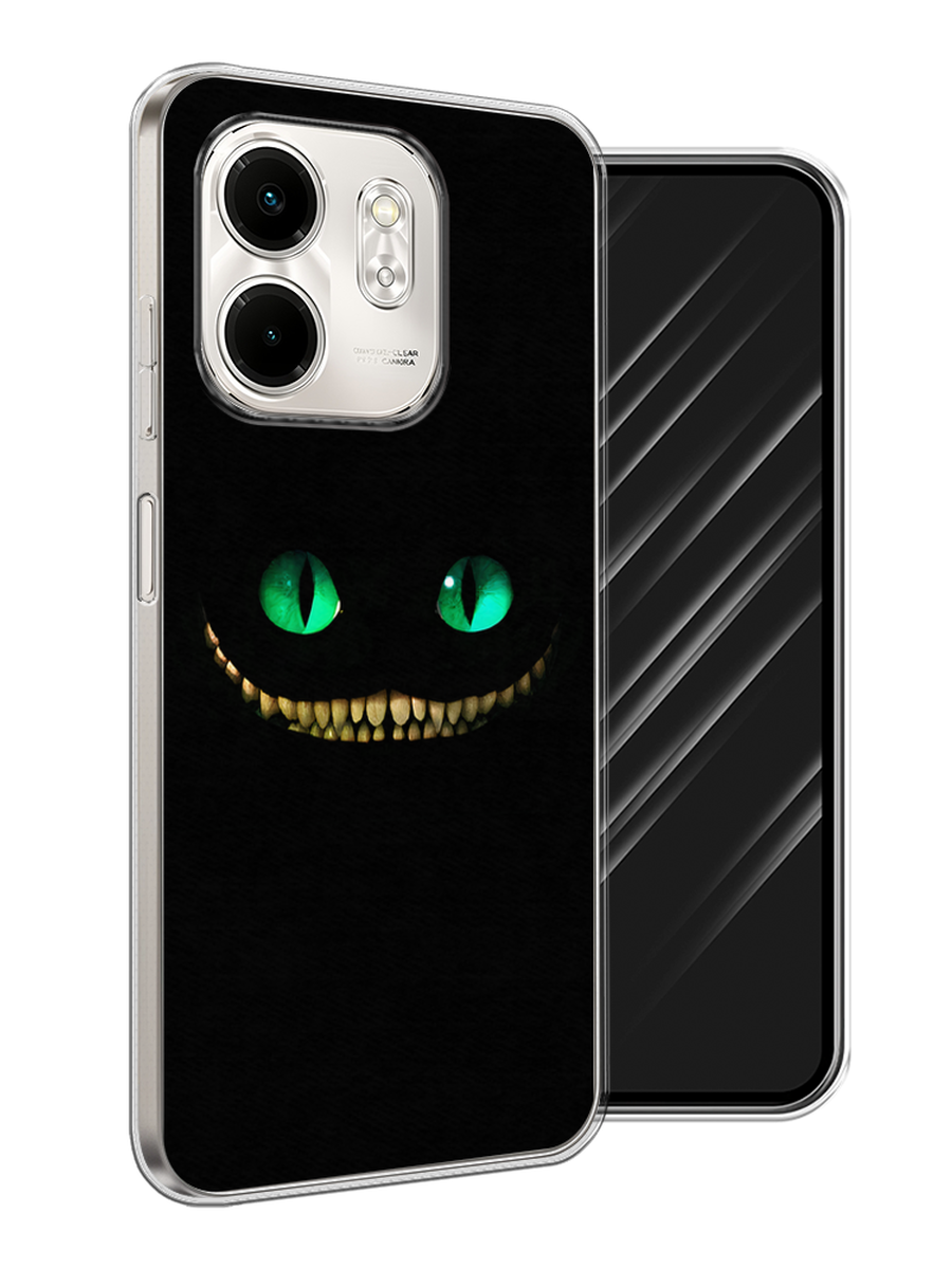 

Чехол Awog на Infinix Smart 9/Hot 50i "Зеленоглазый чеширский кот", Черный, 3106750-1