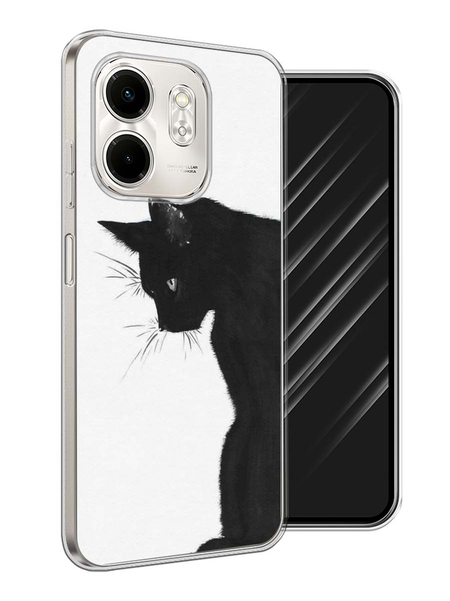 

Чехол Awog на Infinix Smart 9/Hot 50i "Black cat", Черный;белый, 3106750-1