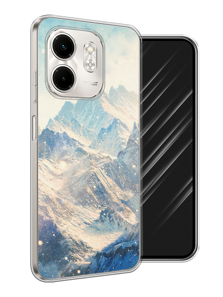 

Чехол Awog на Infinix Smart 9/Hot 50i "Горы 4", Бирюзовый, 3106750-1